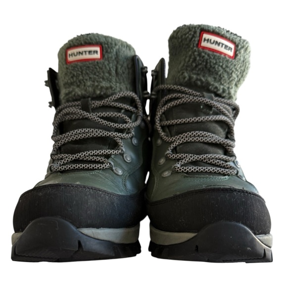 Hunter Explorer Mid Boots Men’s 10 Military Green Waterproof Insulated Lace-Up - Picture 13 of 13